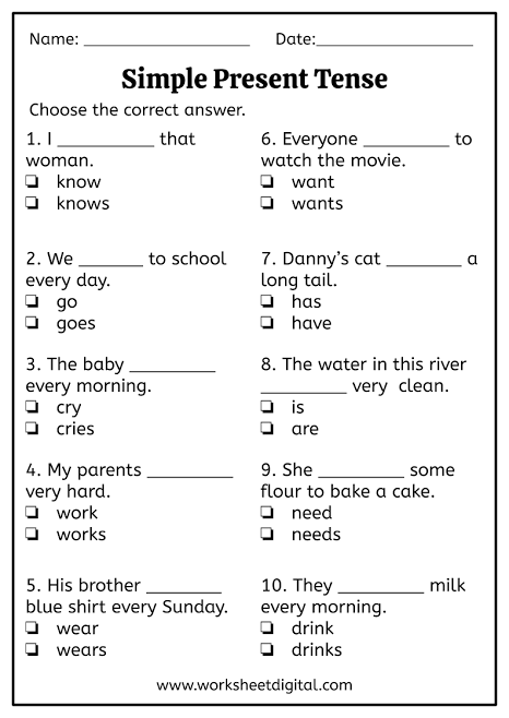 گرامر حال ساده انگلیسی (Simple Present Tense)